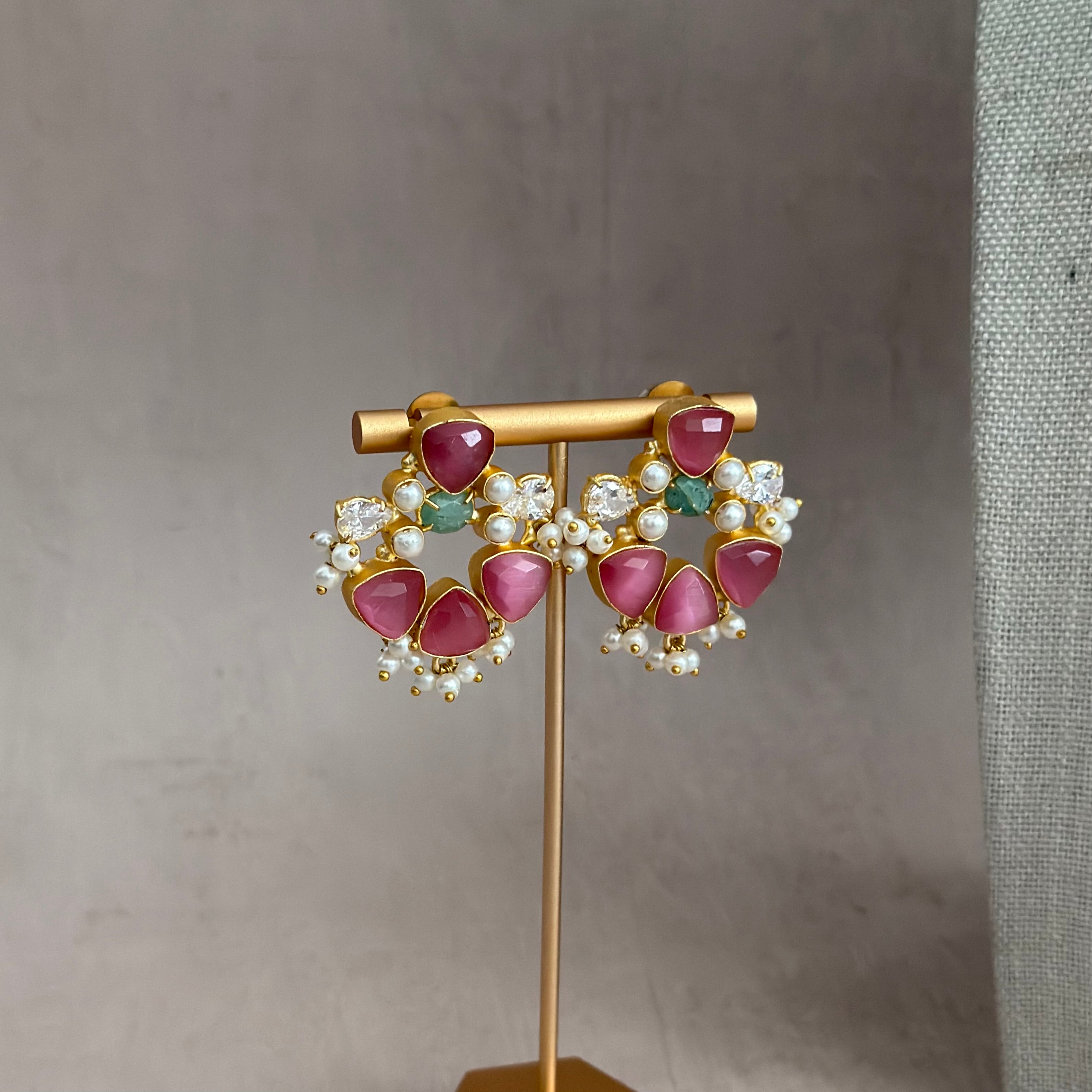 Virelle Pink Choker Set - Ahseya & Co