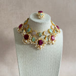 Drew Crystal Necklace Set - Ahseya & Co