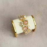 Claudia Pink Cuff Bracelet - Ahseya & Co