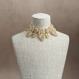 Azura Lilac Mint Crystal Necklace Set