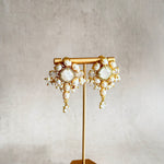 Reina Quartz Crystal Drop Earrings - Ahseya & Co