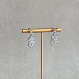 Winona Silver Crystal Drop Earrings