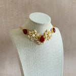 Ramina Red Necklace Set - Ahseya & Co