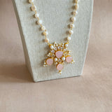 Pink Pearl Mala Set