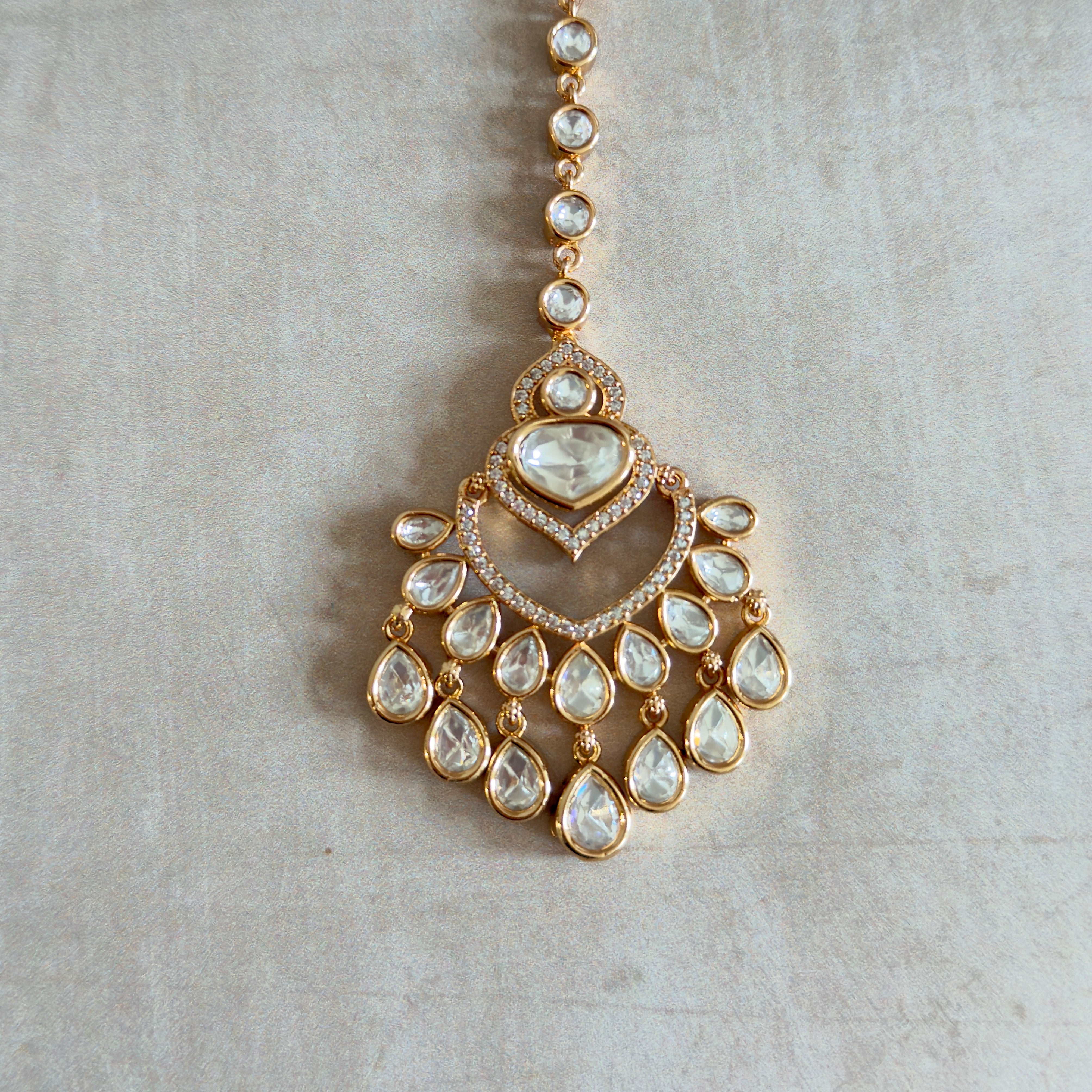 Lujain Kundan Necklace Set - Ahseya & Co