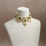 Lilia Green Crystal Necklace Set