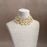 Delara White Necklace Set