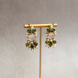 Ruby Pink Stud Earrings