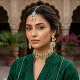 Safa Jade Kundan Choker Set