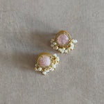 Classic Pink Stud Earrings - Ahseya & Co