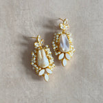 Baroque Crystal Drop Earrings - Ahseya & Co