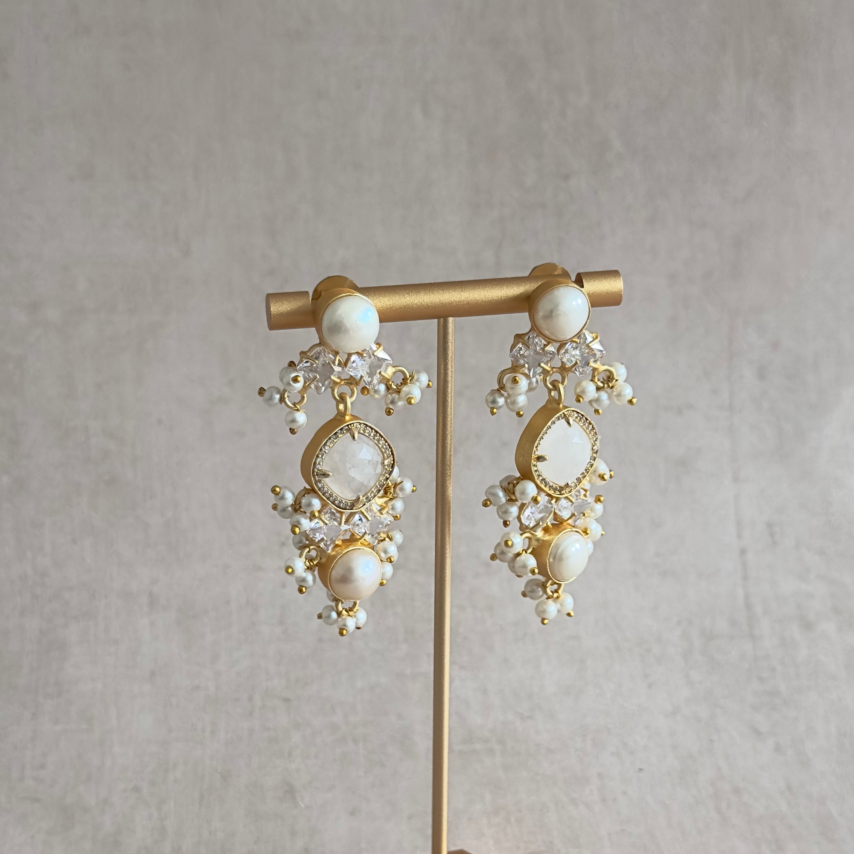 Sana Quartz Earrings - Ahseya & Co.