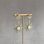 Starry Crystal Drop Earrings - Ahseya & Co