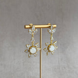 Starry Crystal Drop Earrings - Ahseya & Co