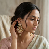 Fiora Olive Drop Earrings