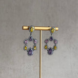 Aizah Crystal Drop Earrings - Ahseya & Co.