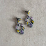 Aizah Crystal Drop Earrings - Ahseya & Co.