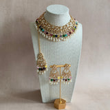 Maysoon Kundan Necklace Set - Ahseya & Co