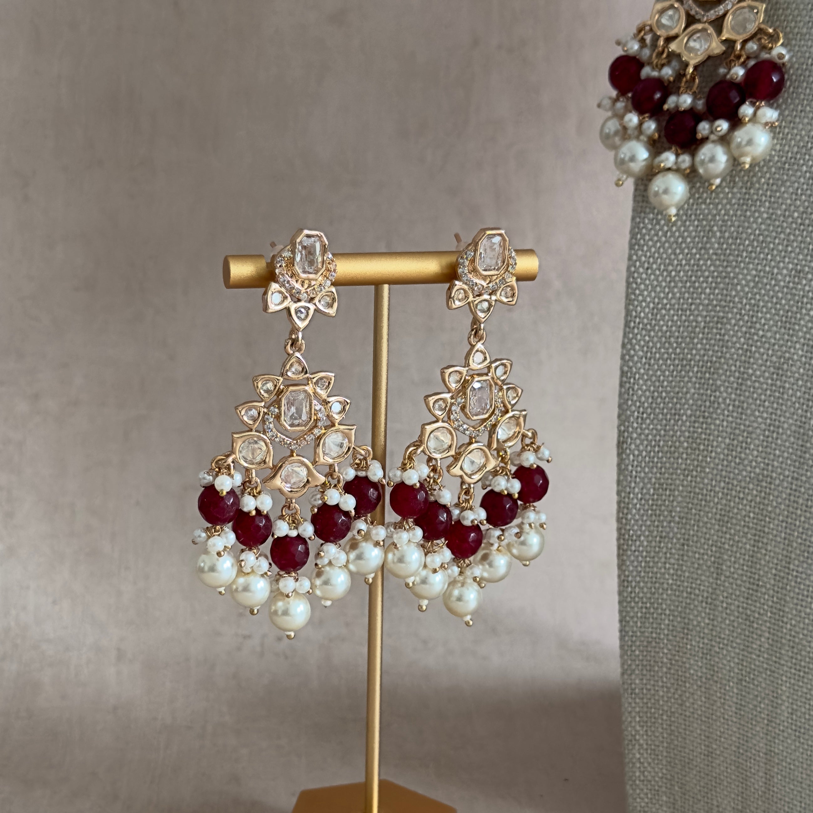 Amita Pearl Kundan Set - Ahseya & Co