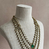 Maharani Emerald Necklace Set - Ahseya & Co