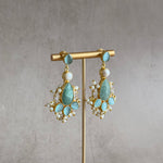 Jade Mint Drop Earrings - Ahseya & Co