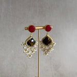 Nyla Red Drop Earrings - Ahseya & Co