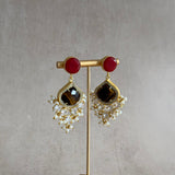 Nyla Red Drop Earrings - Ahseya & Co