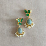 Jade Green Drop Earrings - Ahseya & Co