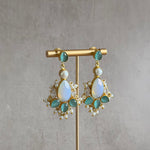 Mint Drop Earrings - Ahseya & Co