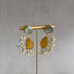 Maura Amber Drop Earrings - Ahseya & Co