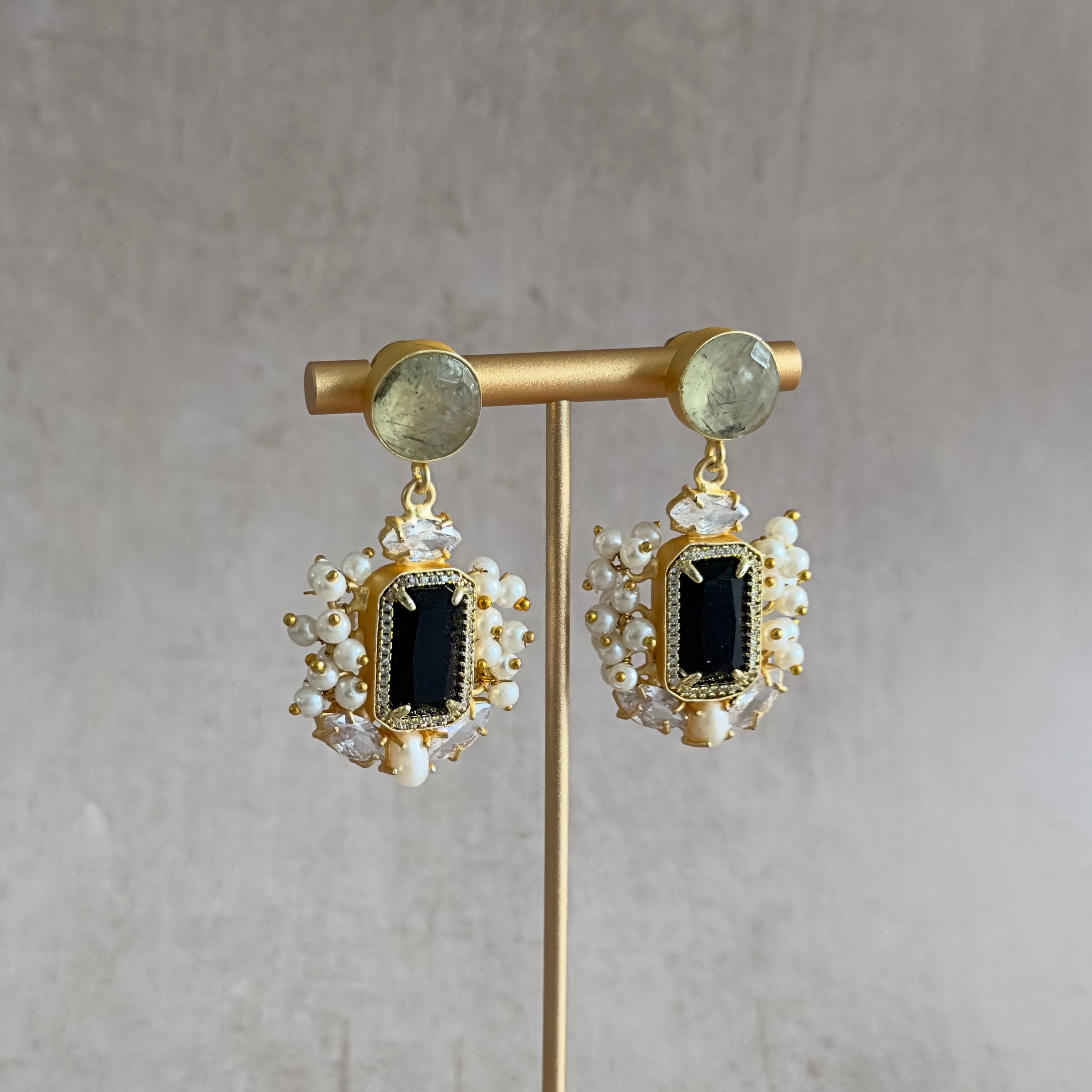 Olive Drop Earrings - Ahseya & Co