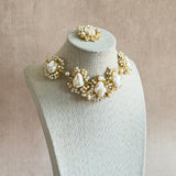 Emi Baroque Crystal Necklace Set - Ahseya & Co