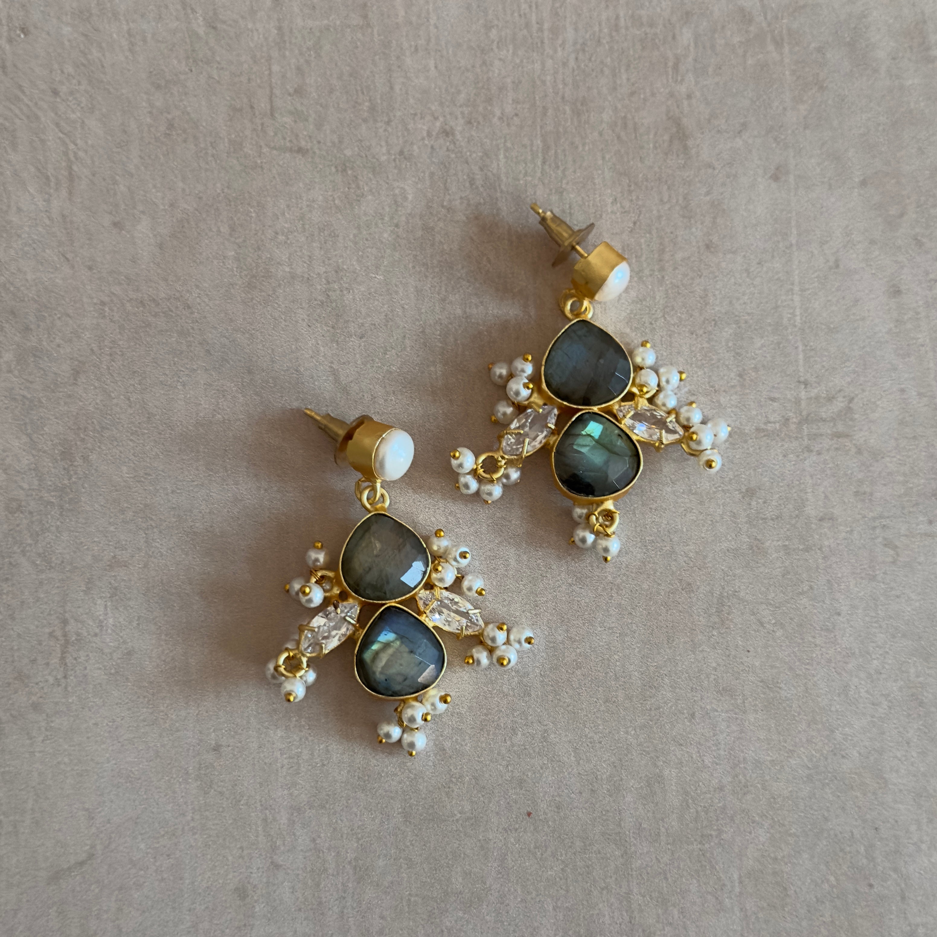 Darcy Pearl Drop Earrings - Ahseya & Co