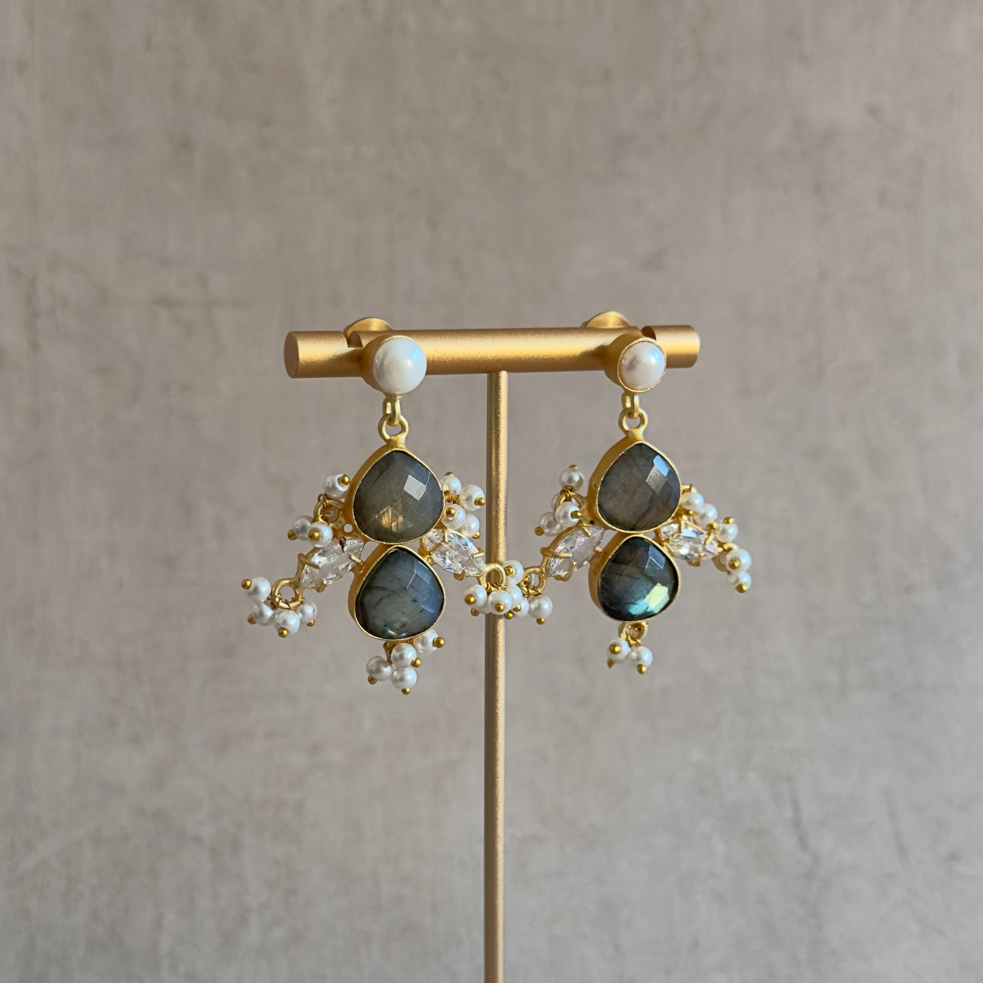 Darcy Pearl Drop Earrings - Ahseya & Co