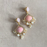 Shaylah Pink Drop Earrings