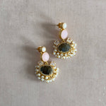 Zoia Pink Drop Earrings - Ahseya & Co