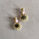 Zoia Pink Drop Earrings - Ahseya & Co