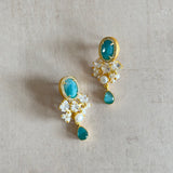 Rosalia Blue Drop Earrings