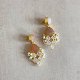 Georgia Peach Drop Earrings