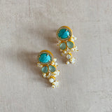 Daniya Turquoise Stud Earrings