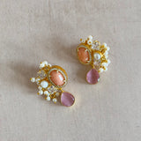 Roza Pink Drop Earrings