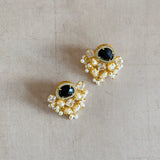 Siren Black Stud Earrings