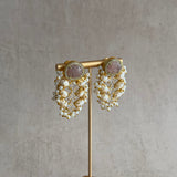 Amara Pink Stud Earrings