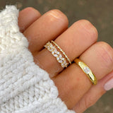 Gold Crystal Ring - Ahseya & Co.