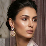 Firdous Rose Stud Earrings - Ahseya & Co