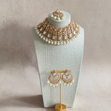 Anna Kundan Pearl Necklace Set