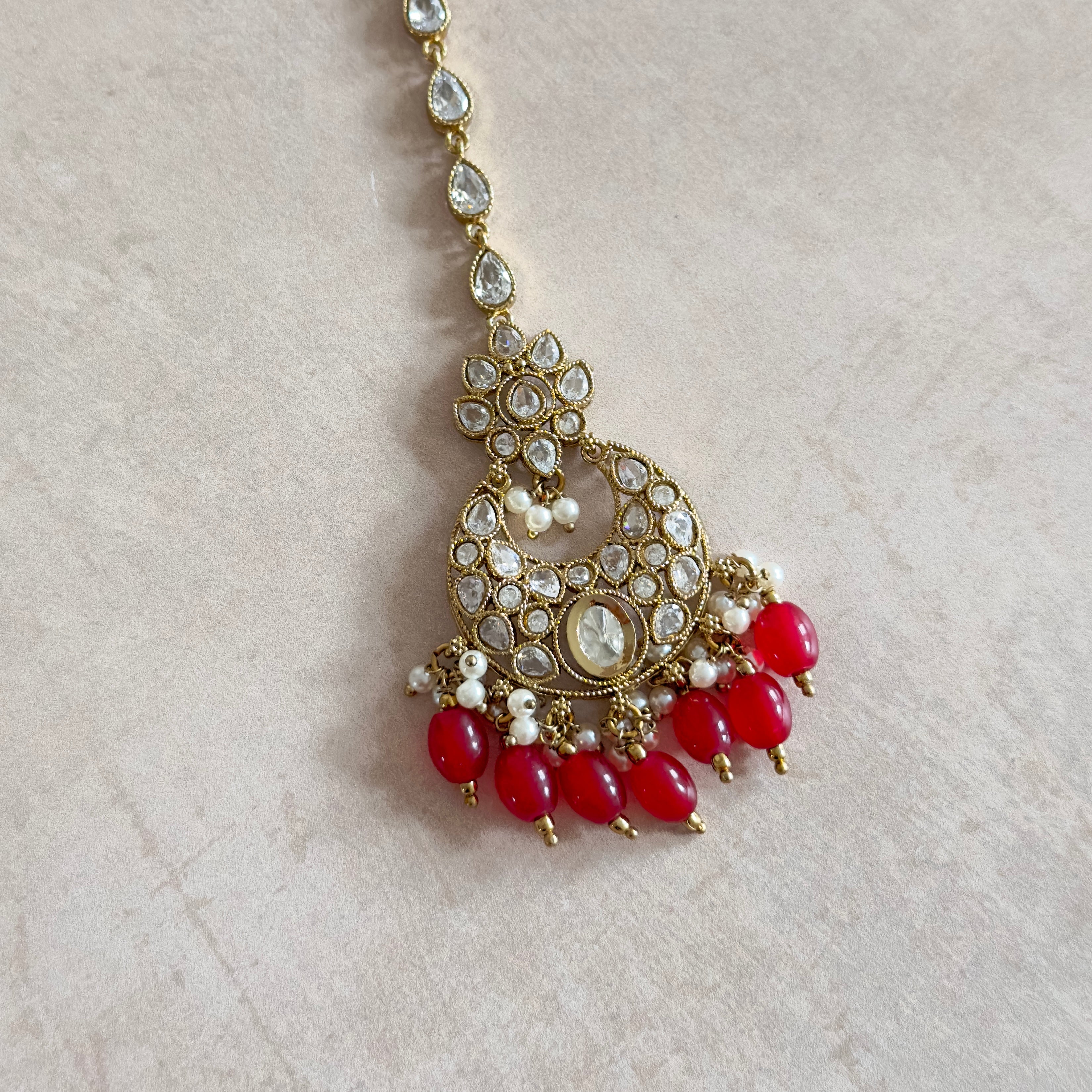 Alicia Ruby Necklace Set - Ahseya & Co