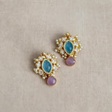 Malibu Blue Stud Earrings