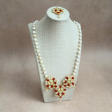 Paros Ruby Pearl Mala Set