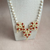 Paros Ruby Pearl Mala Set